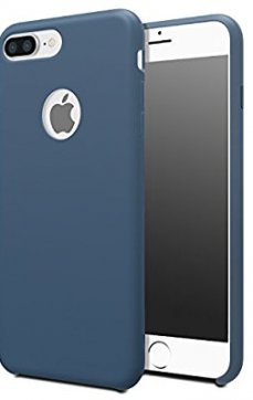 Dėklas Liquid silikoninis iPhone 6 mėlynas